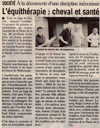 equitherapie au centre équestre